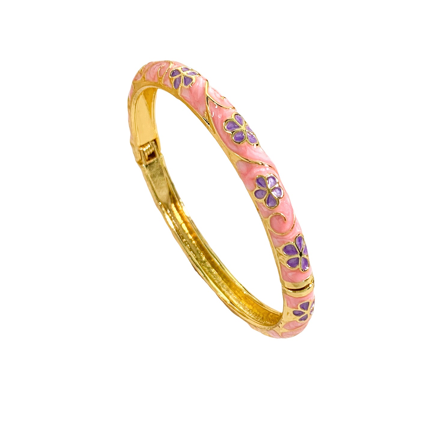 Bracciale rigido in lega smaltata di lusso vintage, design geometrico rotondo ovale, gioielli alla moda