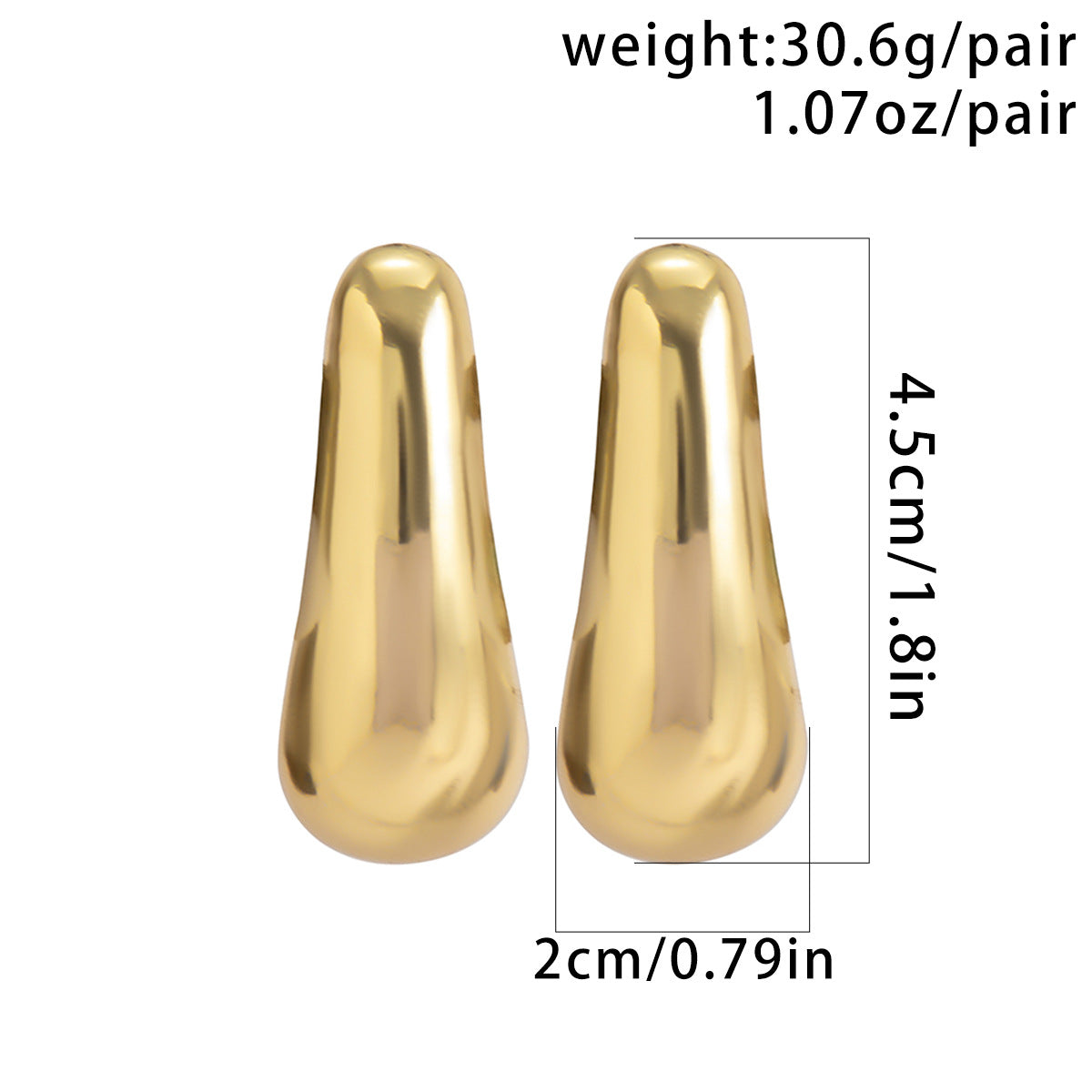 Pendientes de Metal Geométricos Plisados con Borlas Exageradas, Postes de Acero Inoxidable y Acabado Chapado para Mujer