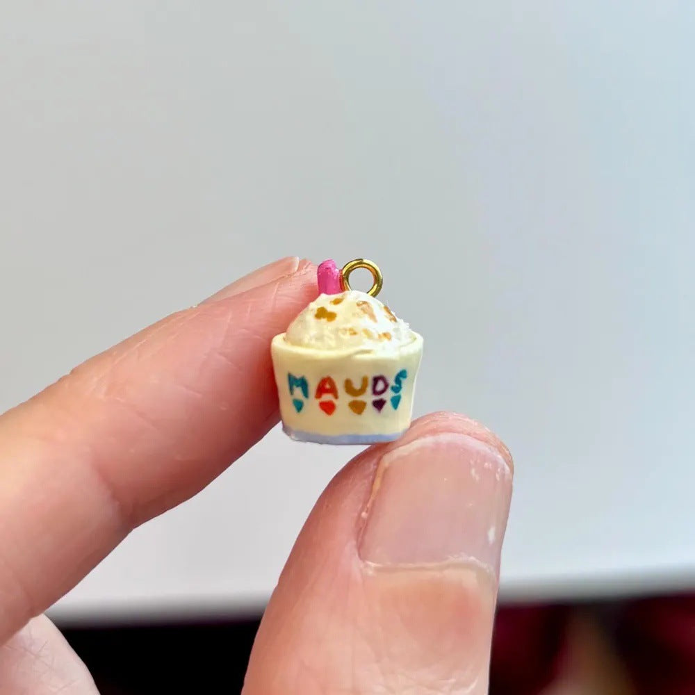 Vintage 18K Gold Plated Drip Oil Candy Charm Bar for Women