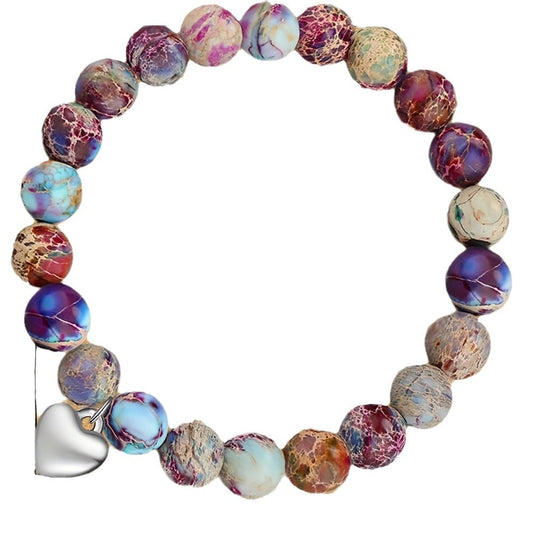 Minimalist Alloy Dolphin Charm Bracelet Unisex Adjustable Beaded Hand Jewelry