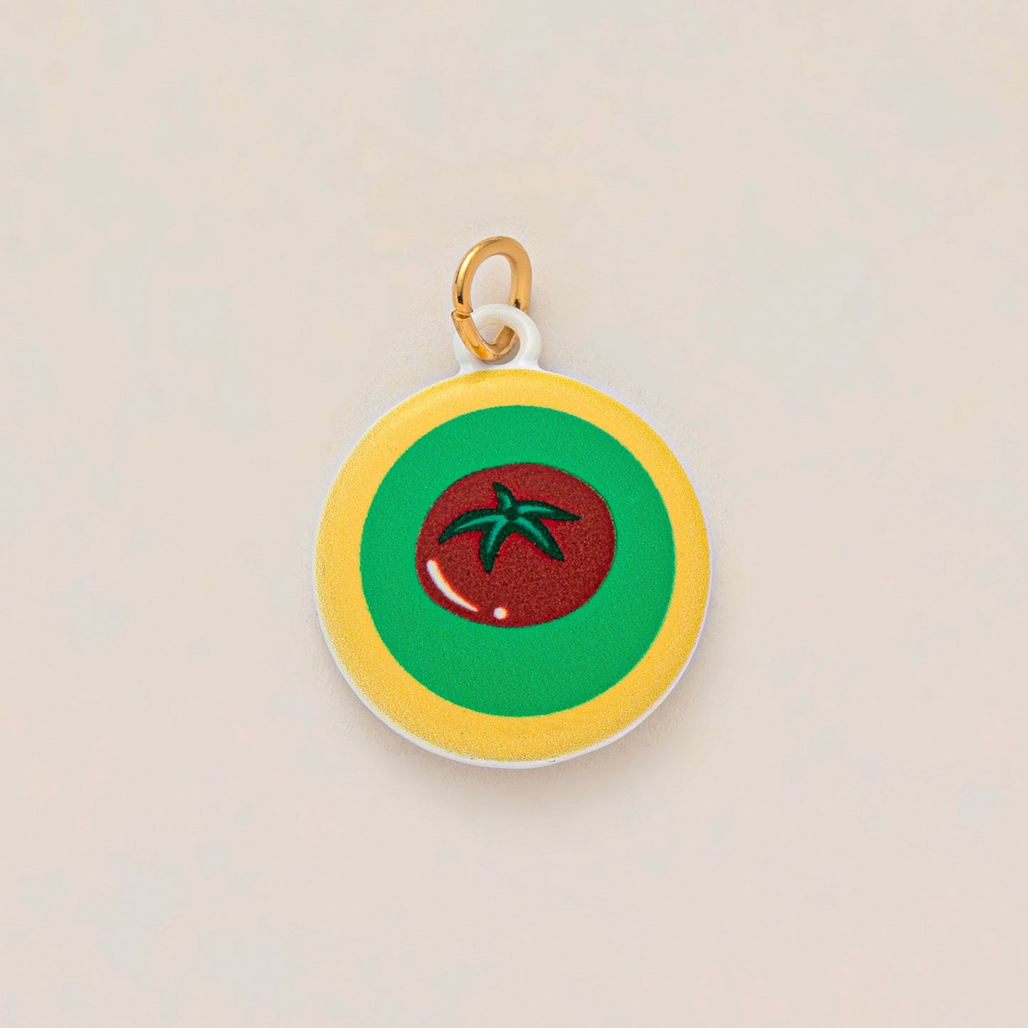 Casual Drip Oil Plated Brass Heart Leaf Ladybug Pendant Necklace for Unisex
