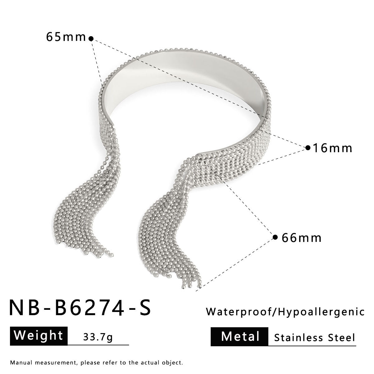 Set Anello e Bracciale con Nappe Minimalisti a Forma di C in Acciaio Inossidabile da Donna con Design Aperto e Finitura Galvanizzata
