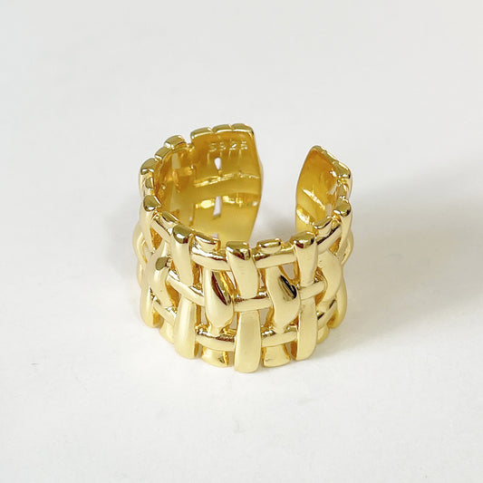 Anillo de Plata de Ley 925 Minimalista Vintage con Incrustaciones de Corazón para Mujer