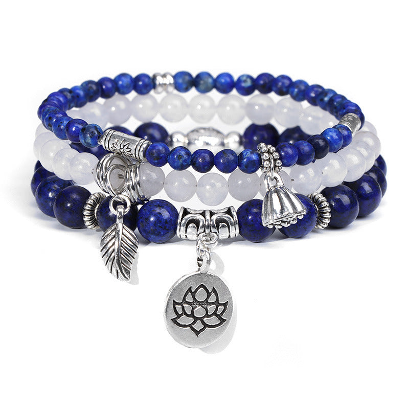 Bohemian Sweet Floral Agate Bracelet Unisex