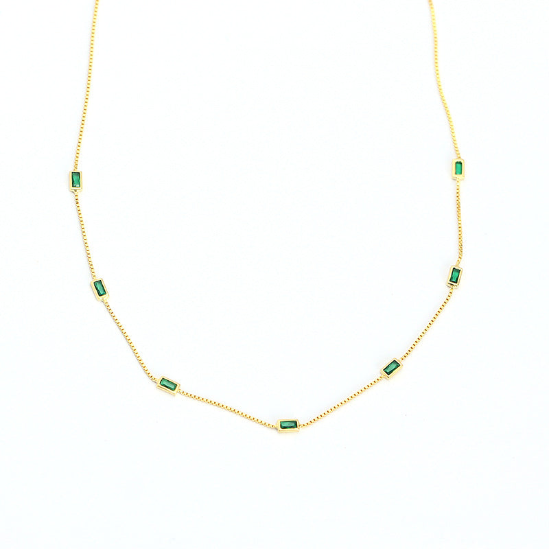 Minimalist Geometric Pendant Necklace for Women in 925 Sterling Silver with O-Chain