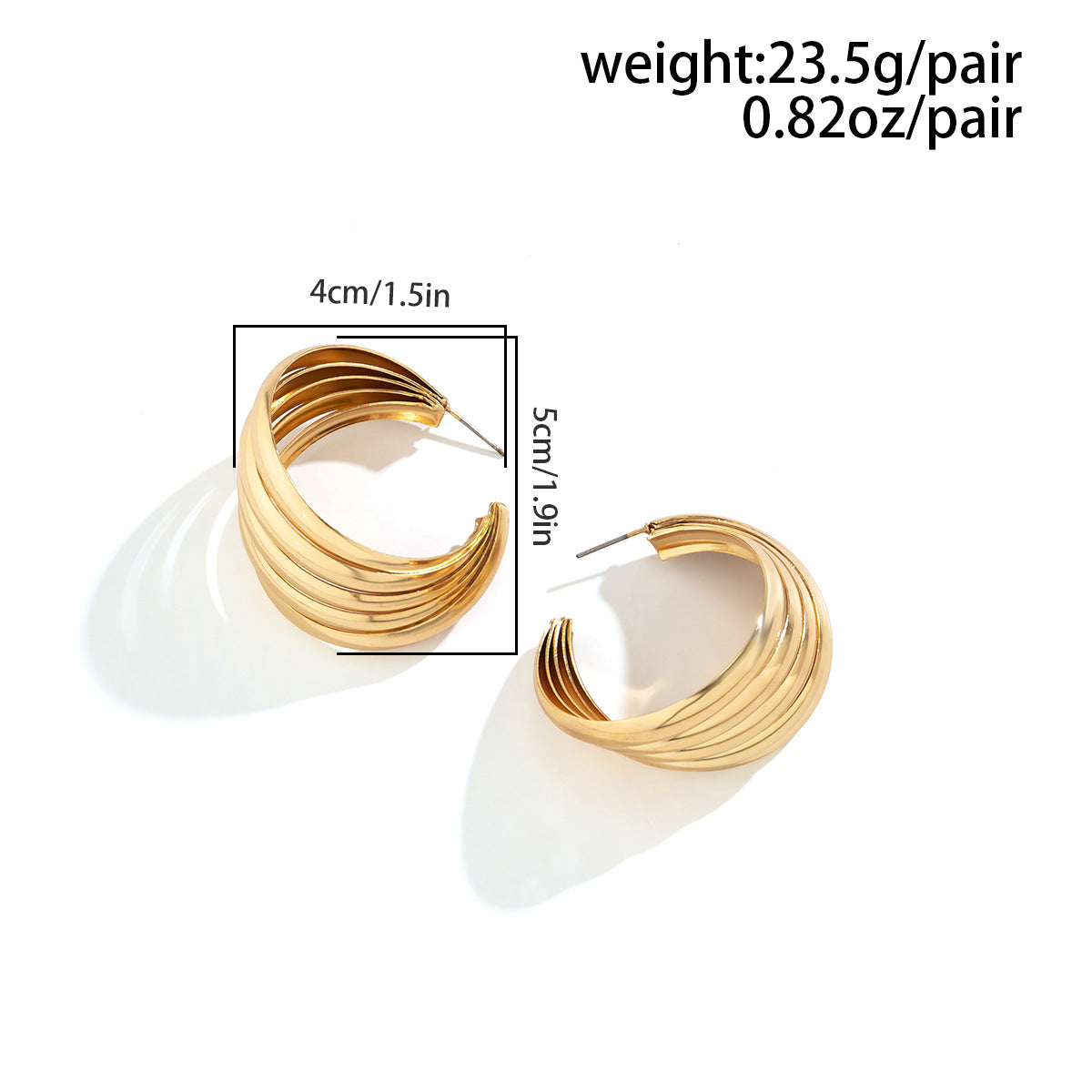 Pendientes Colgantes con Forma de Concha Estilo Vintage para Mujer con Detalles Completos de Diamantes de Imitación, Diseño de Flecos Colgantes, Construcción de Metal Galvanizado