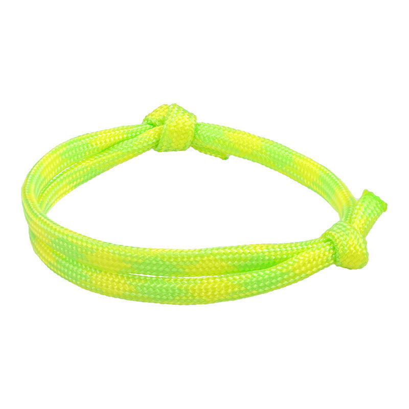 Fashion Geometric Star Pattern Woven Friendship Bracelet Adjustable Cord Handmade Gift for Teens Unisex