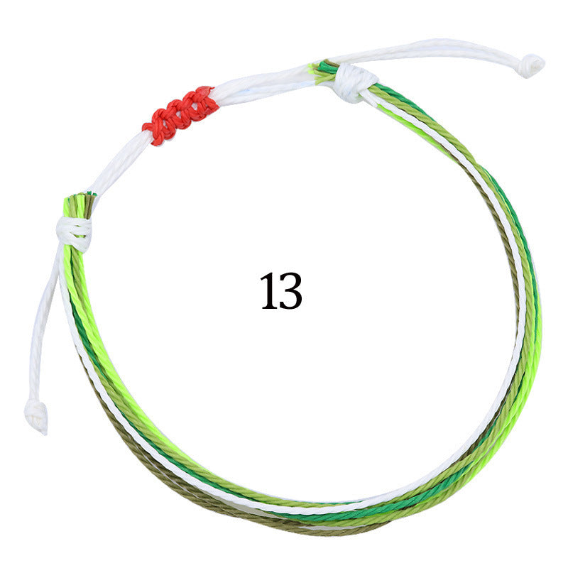 Handmade Braided Heart Nylon Friendship Bracelet Unisex