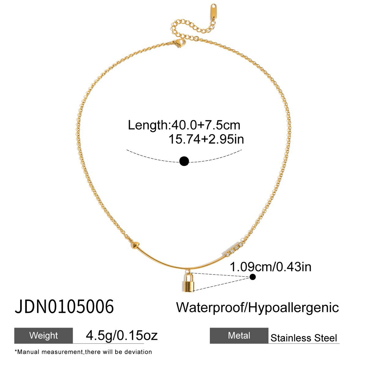 Elegante Collana a Forma di Stella Marina in Acciaio al Titanio con Finitura Placcata per Donne, Pendente Geometrico Minimalista su Catena in Acciaio Inossidabile
