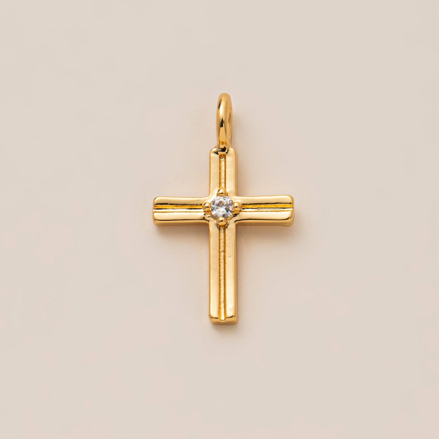 Vintage 18K Gold Plated Brass Cross Moon Star Fish Flower House Charm Bar for DIY Shoe Accessories