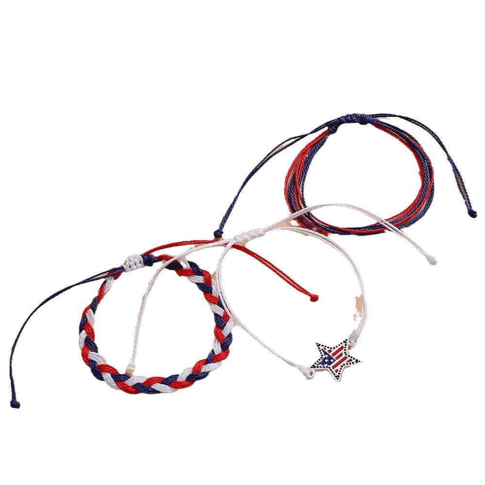 Striped Star Butterfly Heart Geometric Rhinestone Inlay Alloy Earrings Unisex
