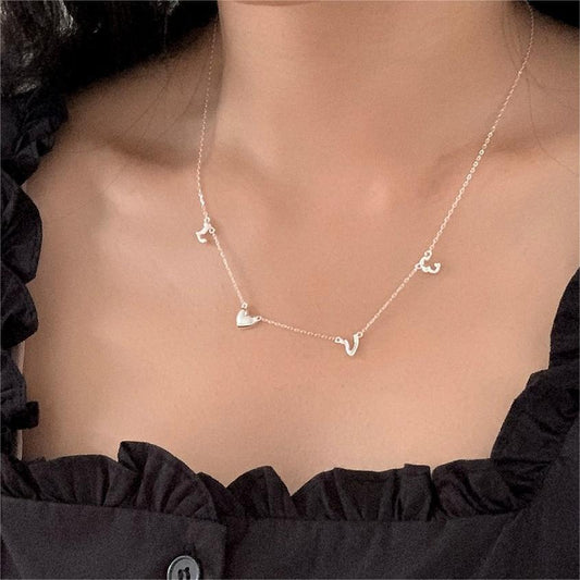 Collar Colgante de Tulipán Geométrico Minimalista en Plata de Ley 925 con Baño de Oro en Cadena Cruzada