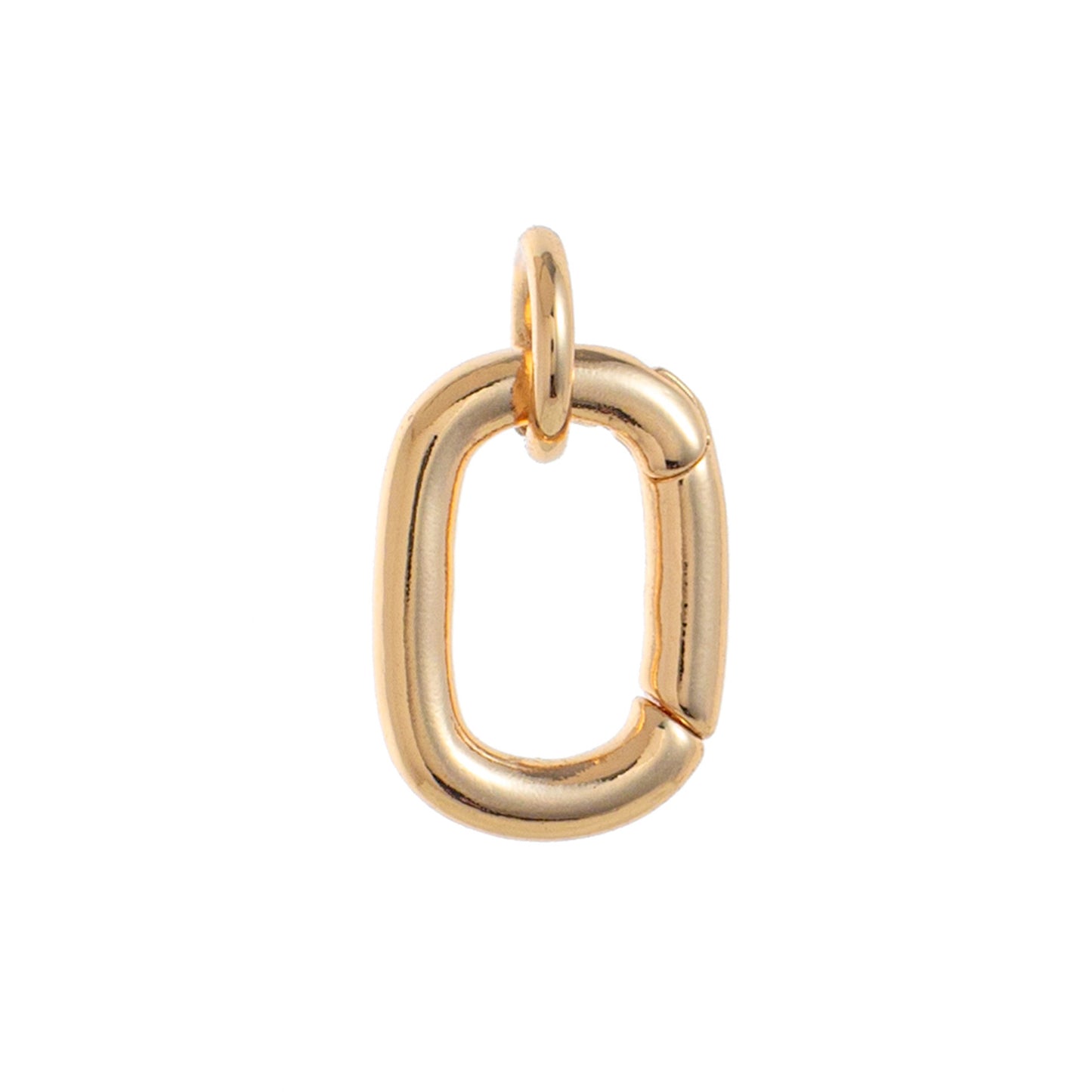 Vintage 18K Gold Plated Geometric Brass and Stainless Steel DIY Charm Bar Cable Chain