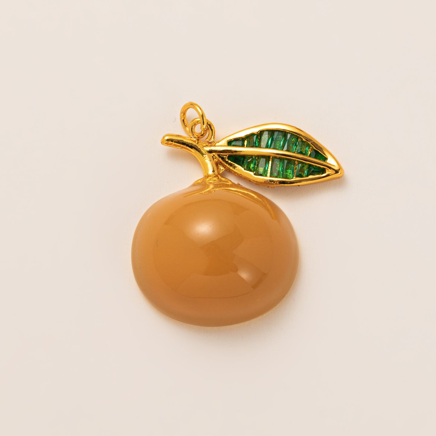 Minimalist 18K Gold Plated Round Square Geometric Brass Pendant Necklace