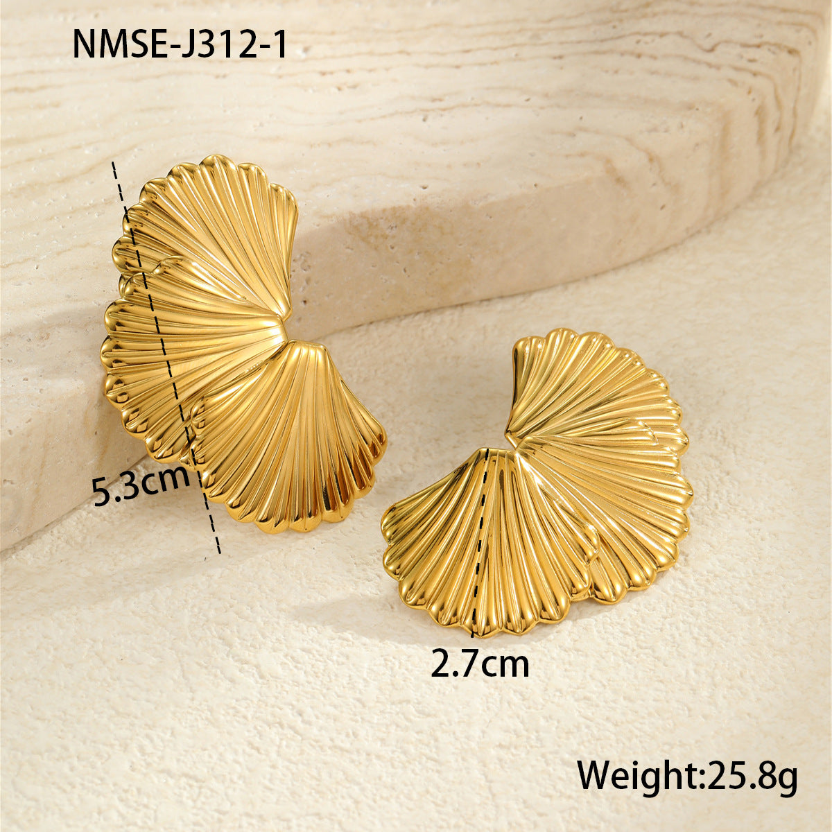 Pendientes de Tachuela de Acero Inoxidable Geométricos con Textura de Rombo y Acabado Chapado para Mujer