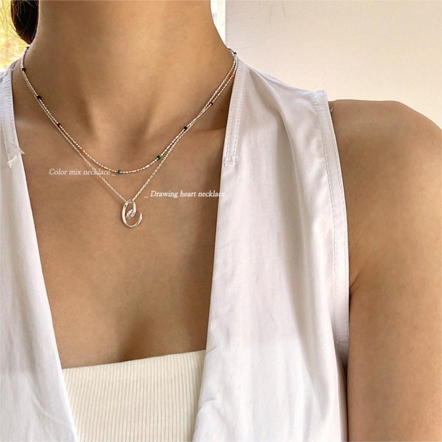 Collana Minimalista a Cuore in Argento Sterling 925 Placcato Oro, Delicata Catena a Croce, Stile Fresco e Dolce