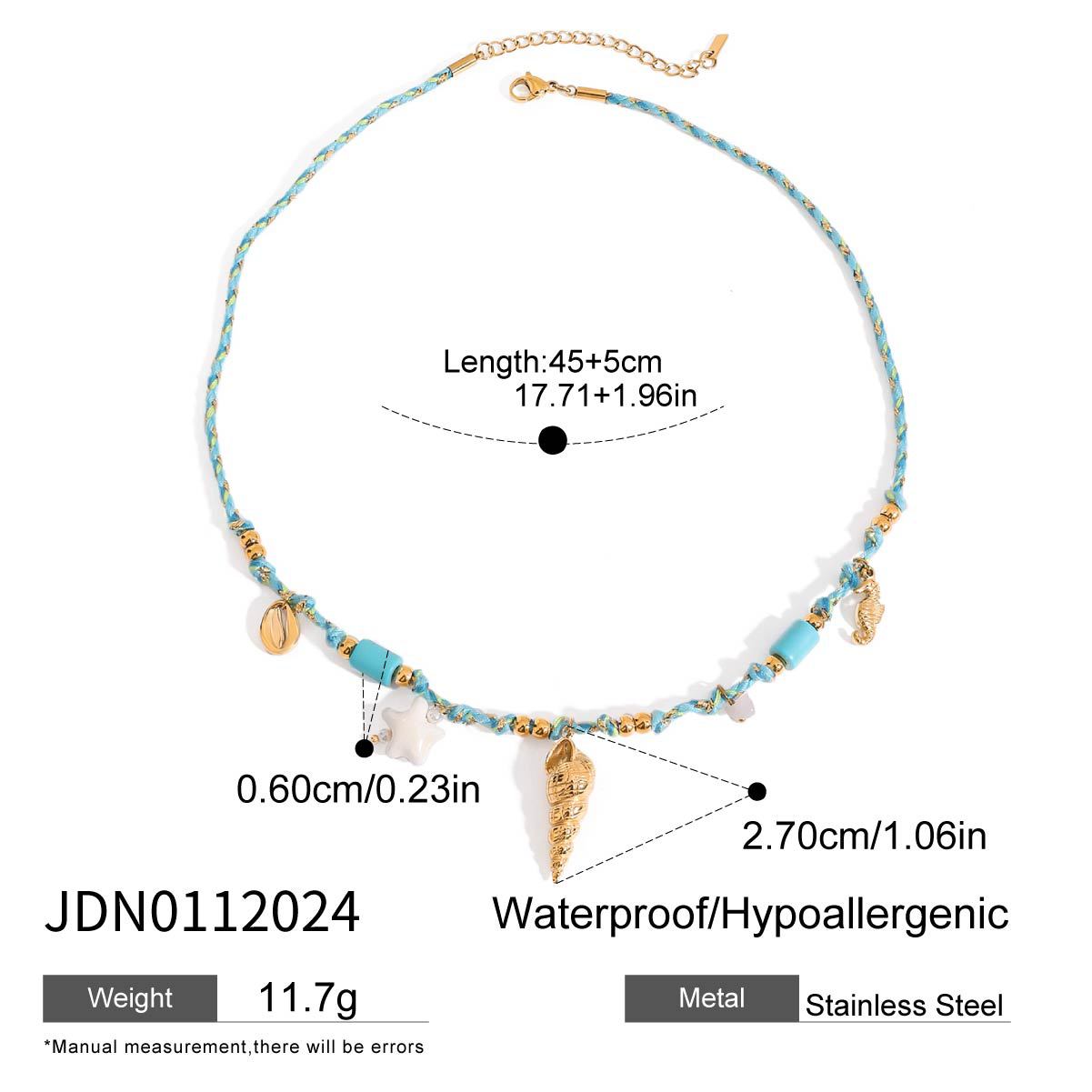 Geometric Titanium Steel Pendant Plated Stainless Steel Necklace for Women