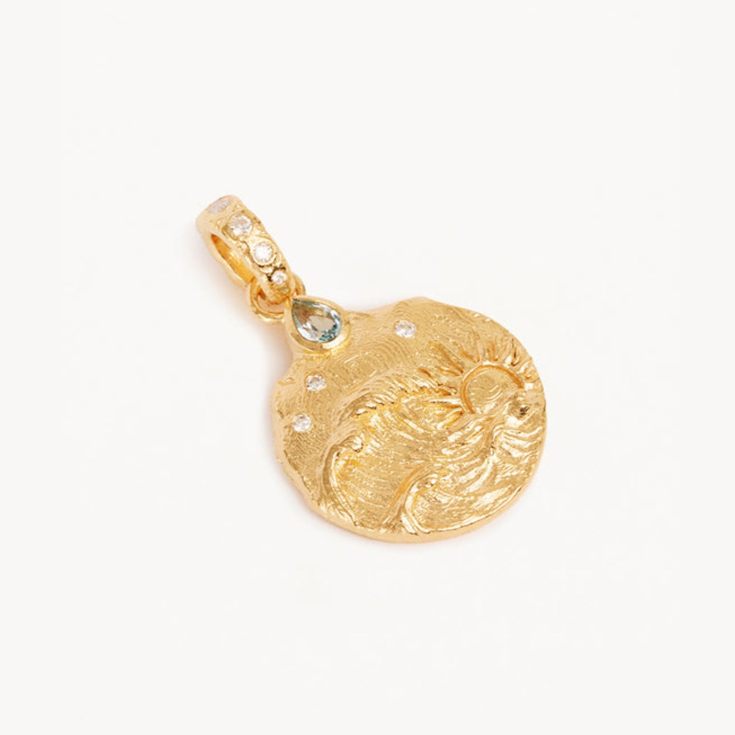 Vintage Gold Plated Geometric Round Brass Pearl Pendant Necklace for Women