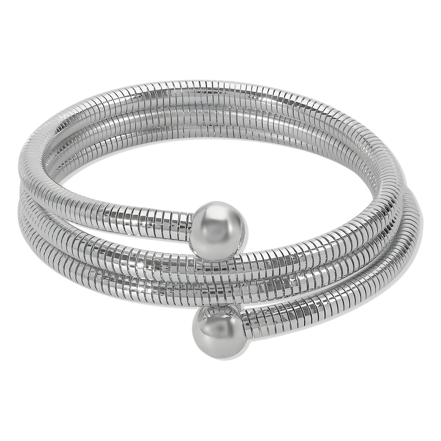 Pulsera de aleación geométrica minimalista con acabado chapado para mujer, brazalete de estilo urbano a la moda