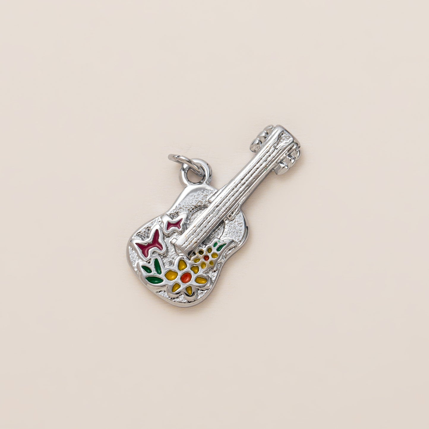 Sporty Vintage Abstract Stainless Steel PVD Gold Plated Pendant Charm Bar