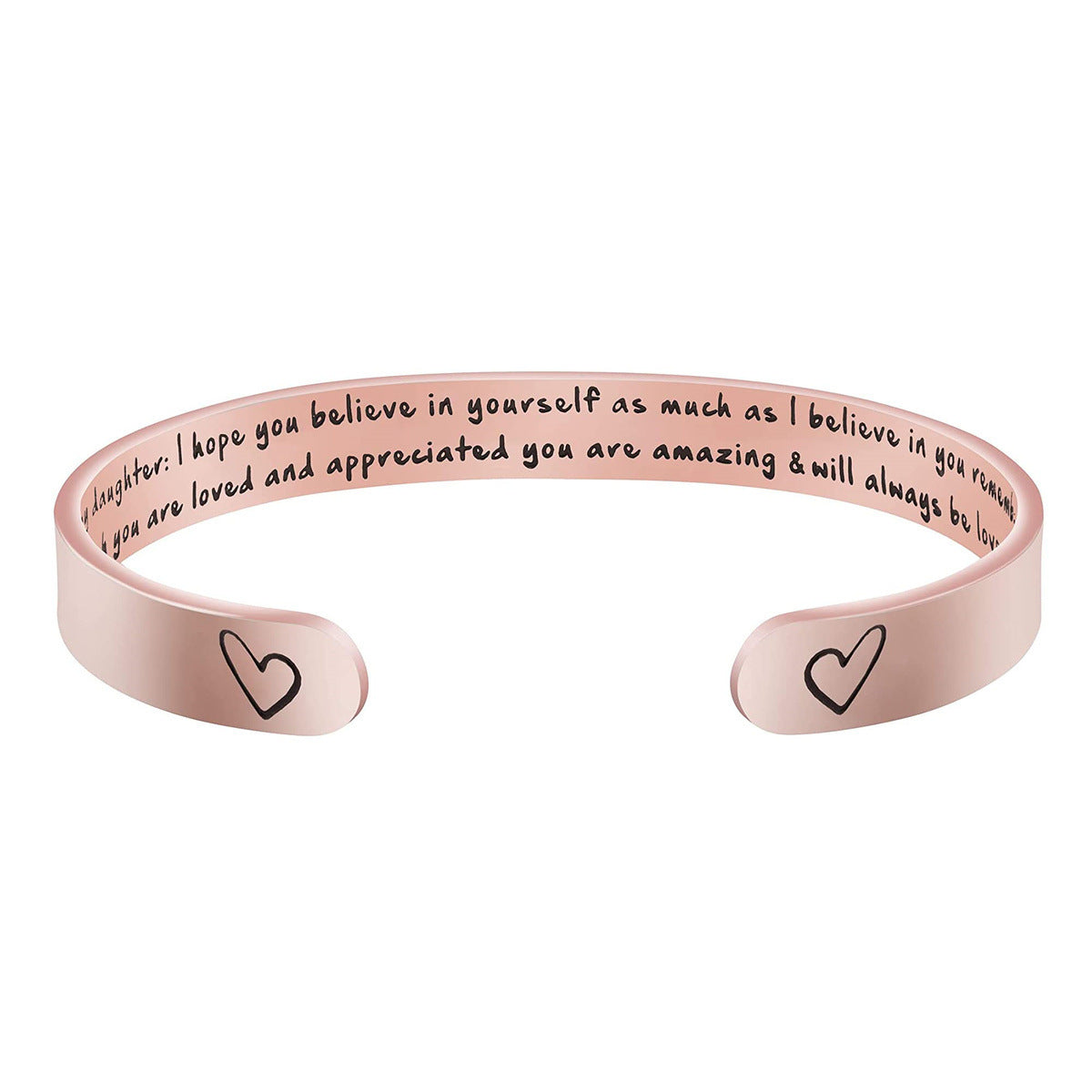 Pulsera de acero inoxidable de moda para mujer con acabado chapado, regalo ideal de Navidad, cumpleaños, Acción de Gracias para mamá