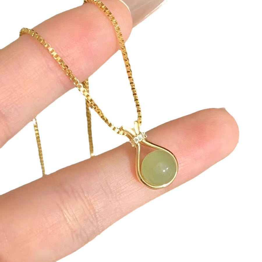 Minimalist Geometric Titanium Steel Pendant Necklace with Plated Finish for Women and Men Box Chain Locket Style