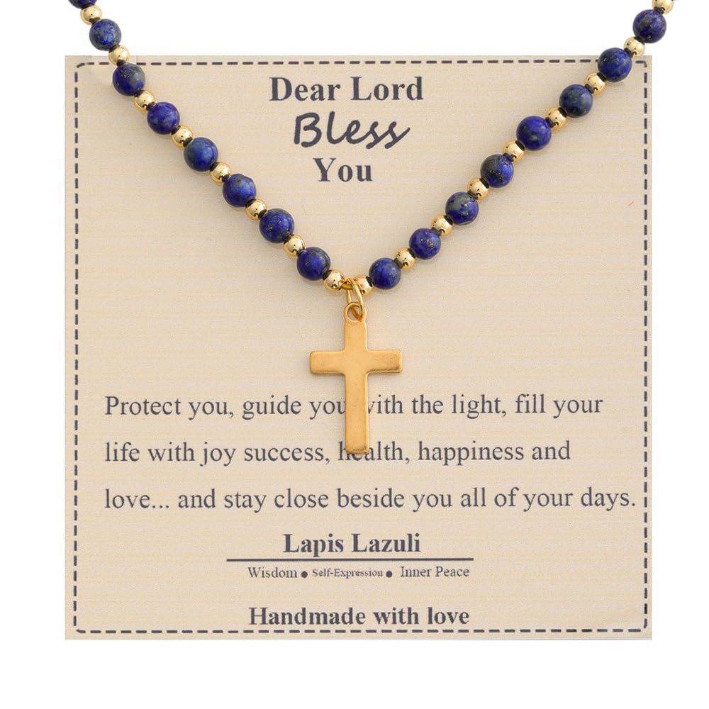 Elegant Geometric Cross Alloy Pendant Crystal Ball Chain Necklace for Women