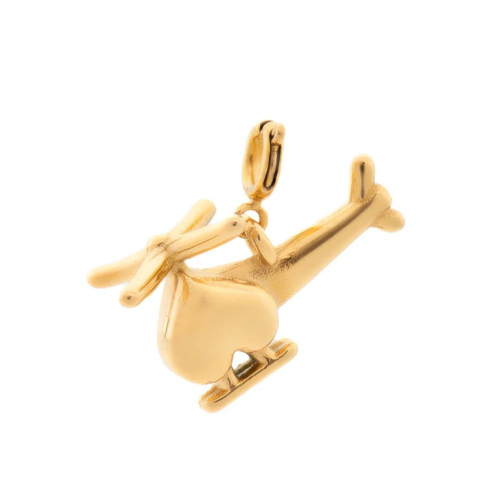 Vintage Geometric Stainless Steel PVD Gold Plated Charm Bar