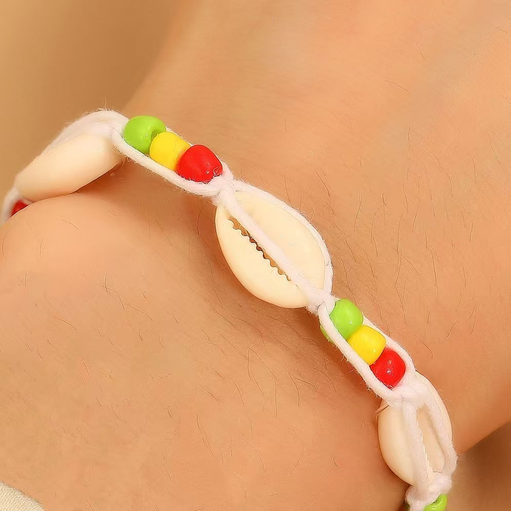 Casual Plated Animal Shape Shell Beaded Bracelet Unisex