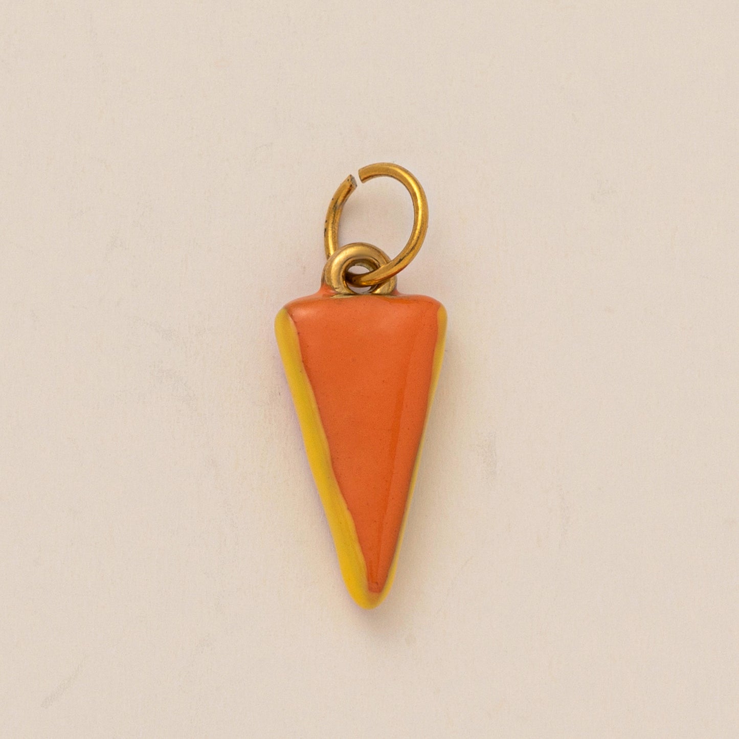 Vintage PVD 18K Gold Plated Stainless Steel Fruit Charm Bar for Women