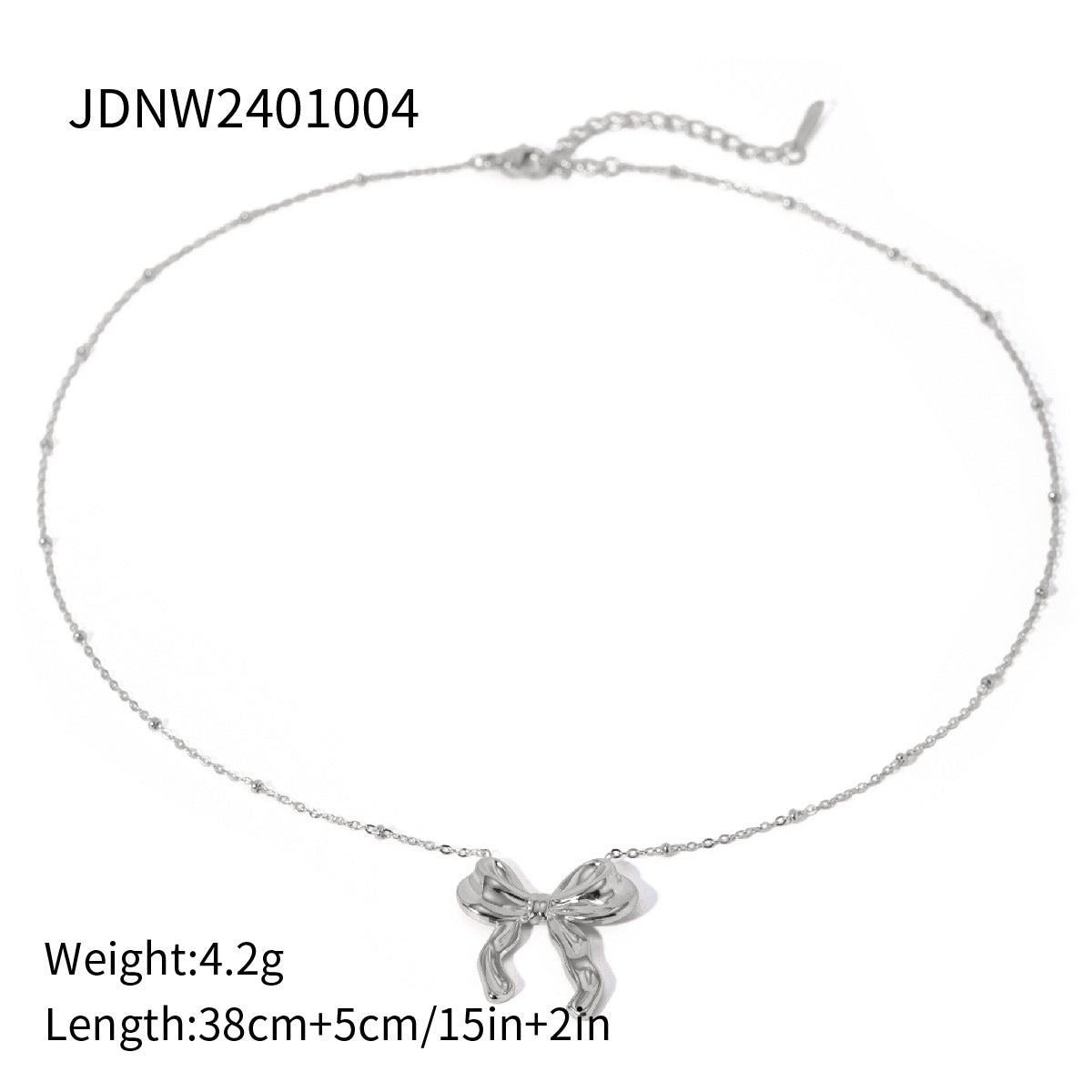 Collana con ciondolo geometrico in acciaio inossidabile da donna con ciondolo in acciaio al titanio e finitura placcata, catena per maglione alla moda e casual