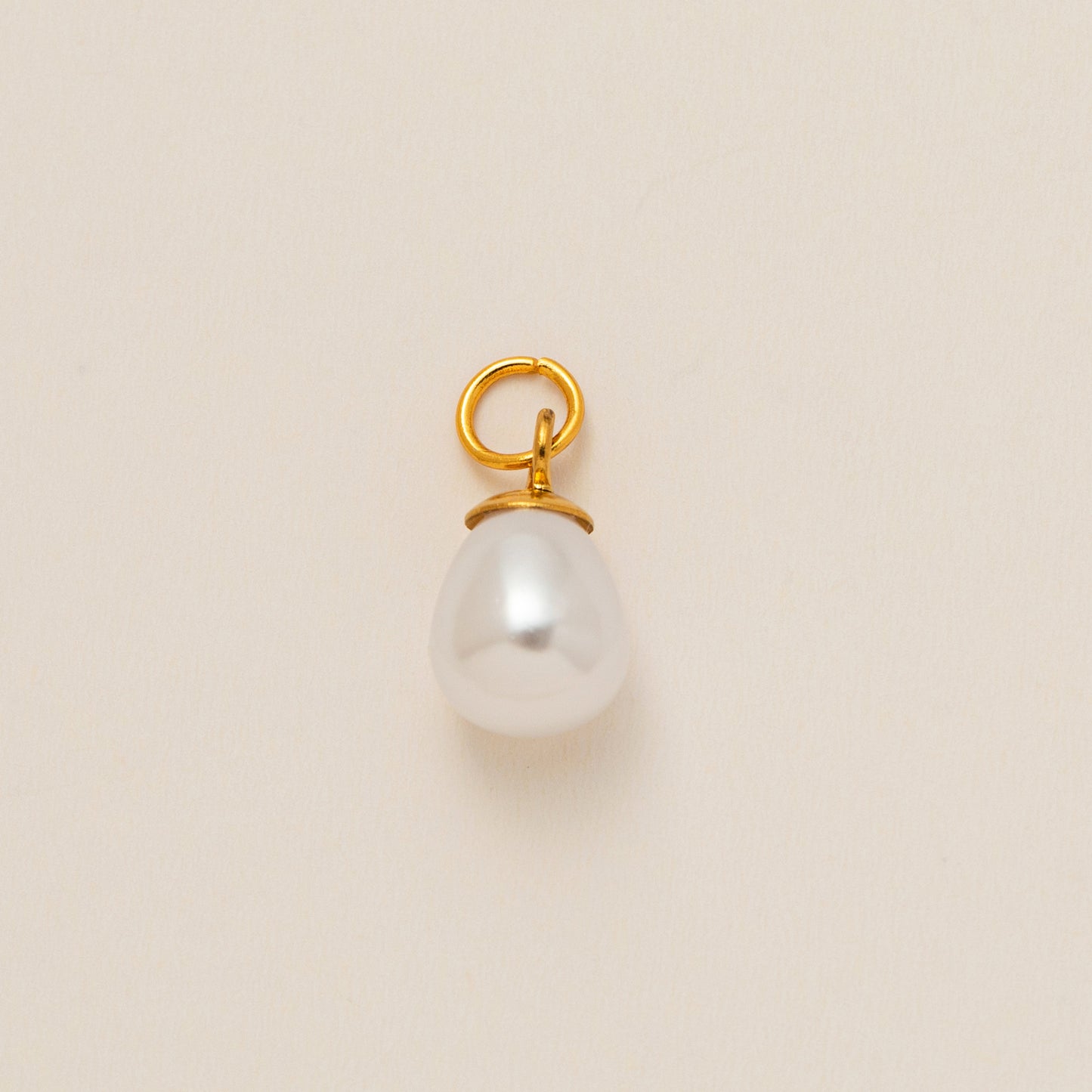 Vintage 18K Gold Plated Stainless Steel Envelope Pendant Charm Bar for Women