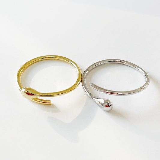 Anillo Minimalista de Plata de Ley 925 con Diseño Lineal Limpio para Mujer
