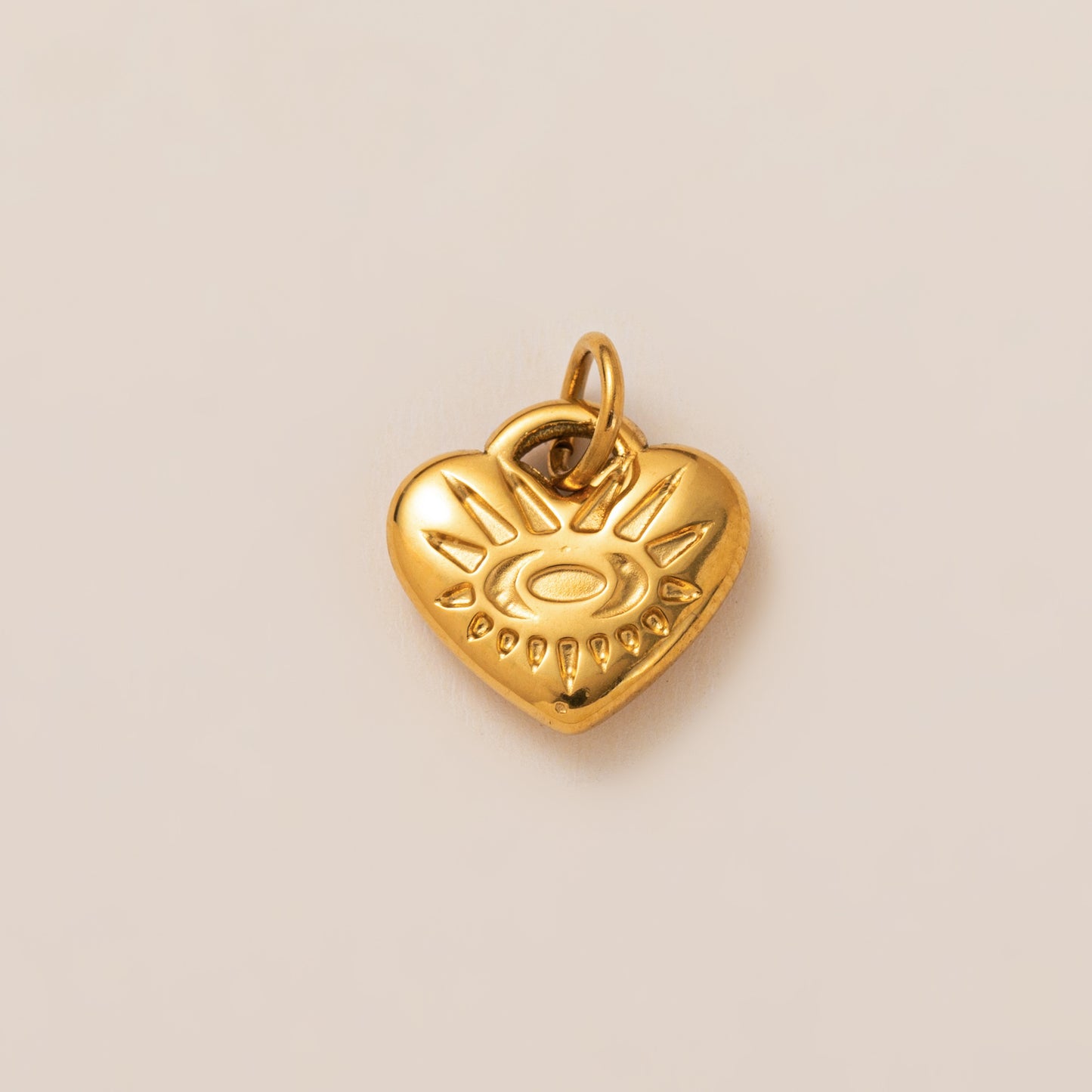 Minimalist Geometric Heart Stainless Steel PVD 18K Gold Plated DIY Charm Bar Necklace