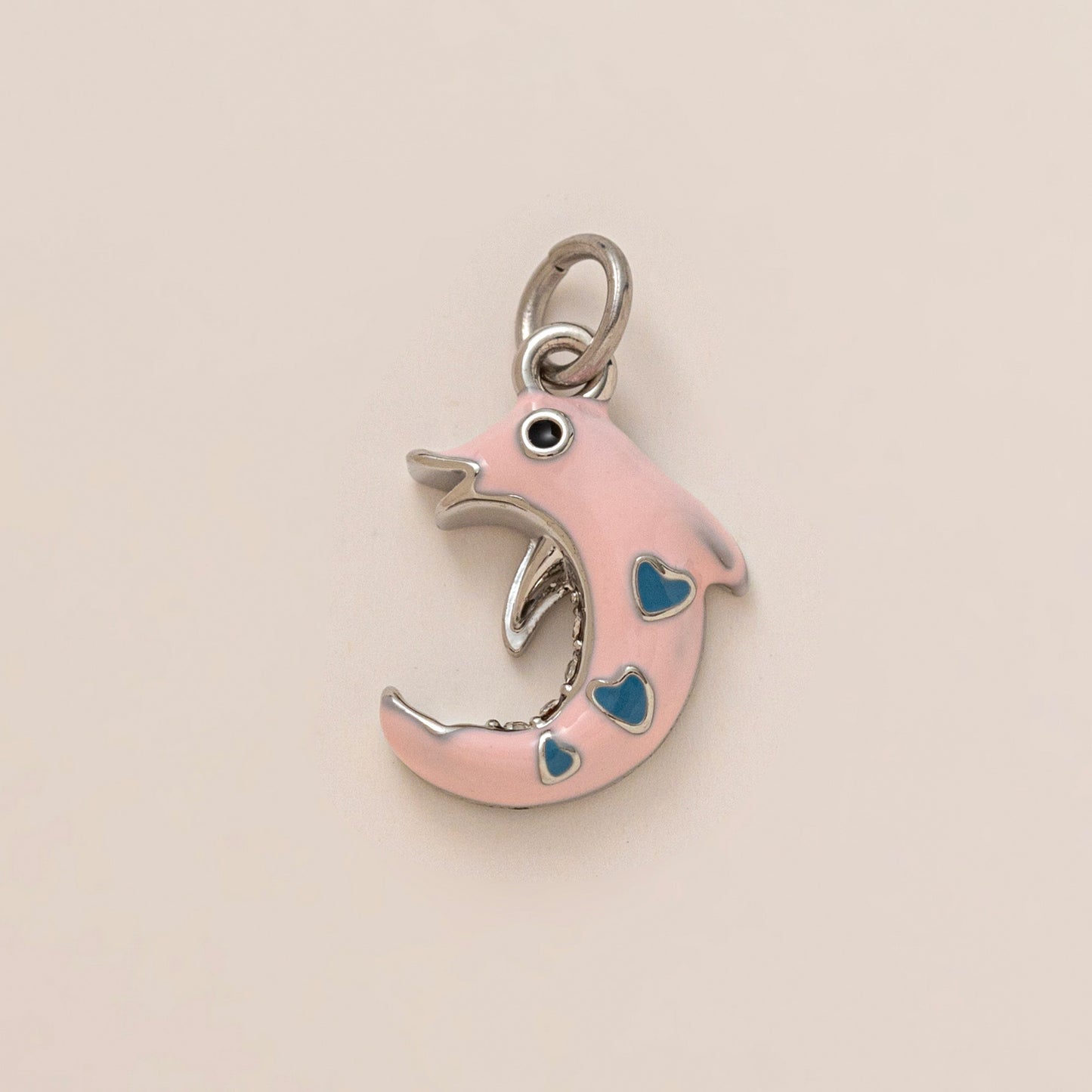 Sweet Drip Oil PVD Gold Plated Brass Stainless Steel Animal Charm Bar with Rhinestone for Women