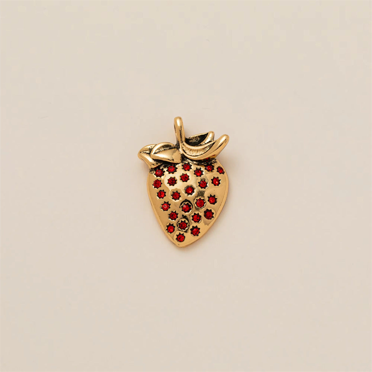 Minimalist Fruit Shape Brass PVD Plated DIY Charm Bar