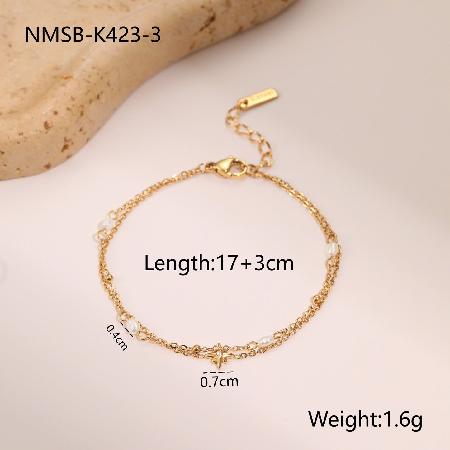 Fashionable Heart-Shaped and Hexagram Geometric Stainless Steel Pendant Necklace with Plated Finish for Women
