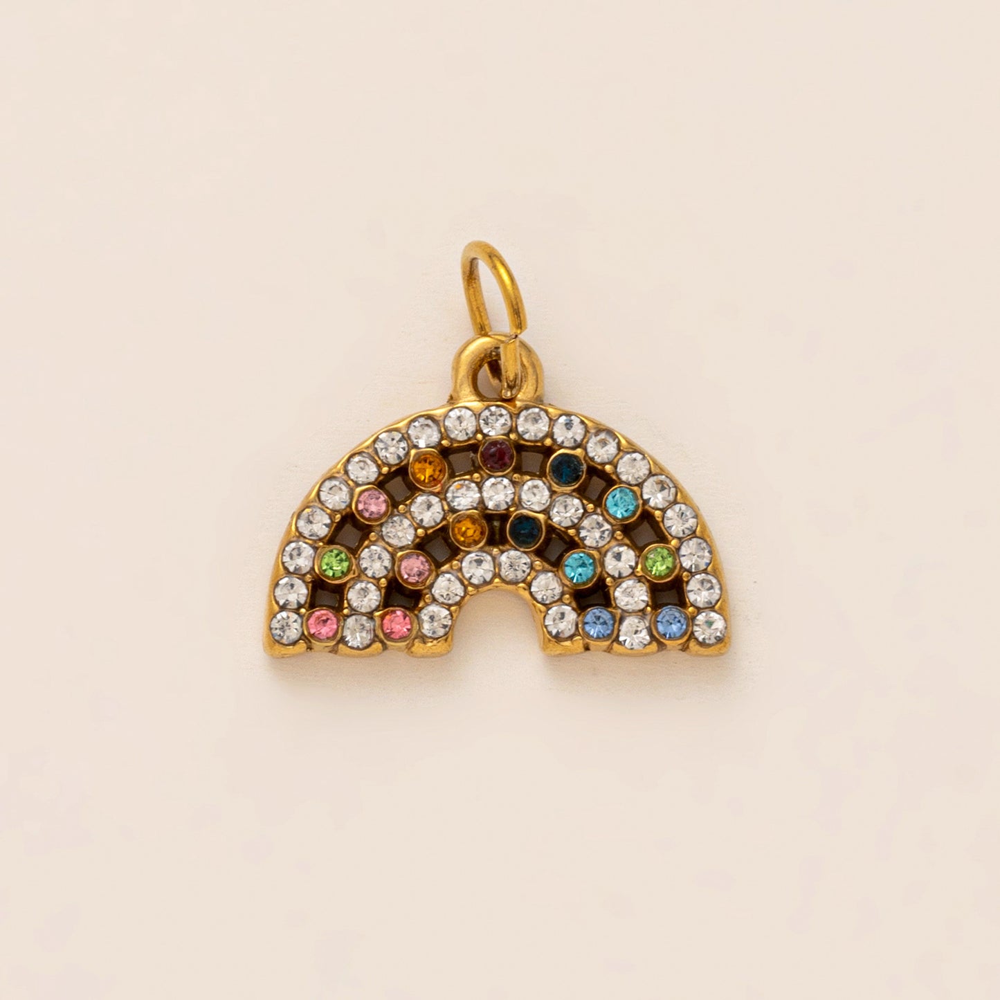 Fashion Business Stainless Steel PVD Gold Plated Charm Bar