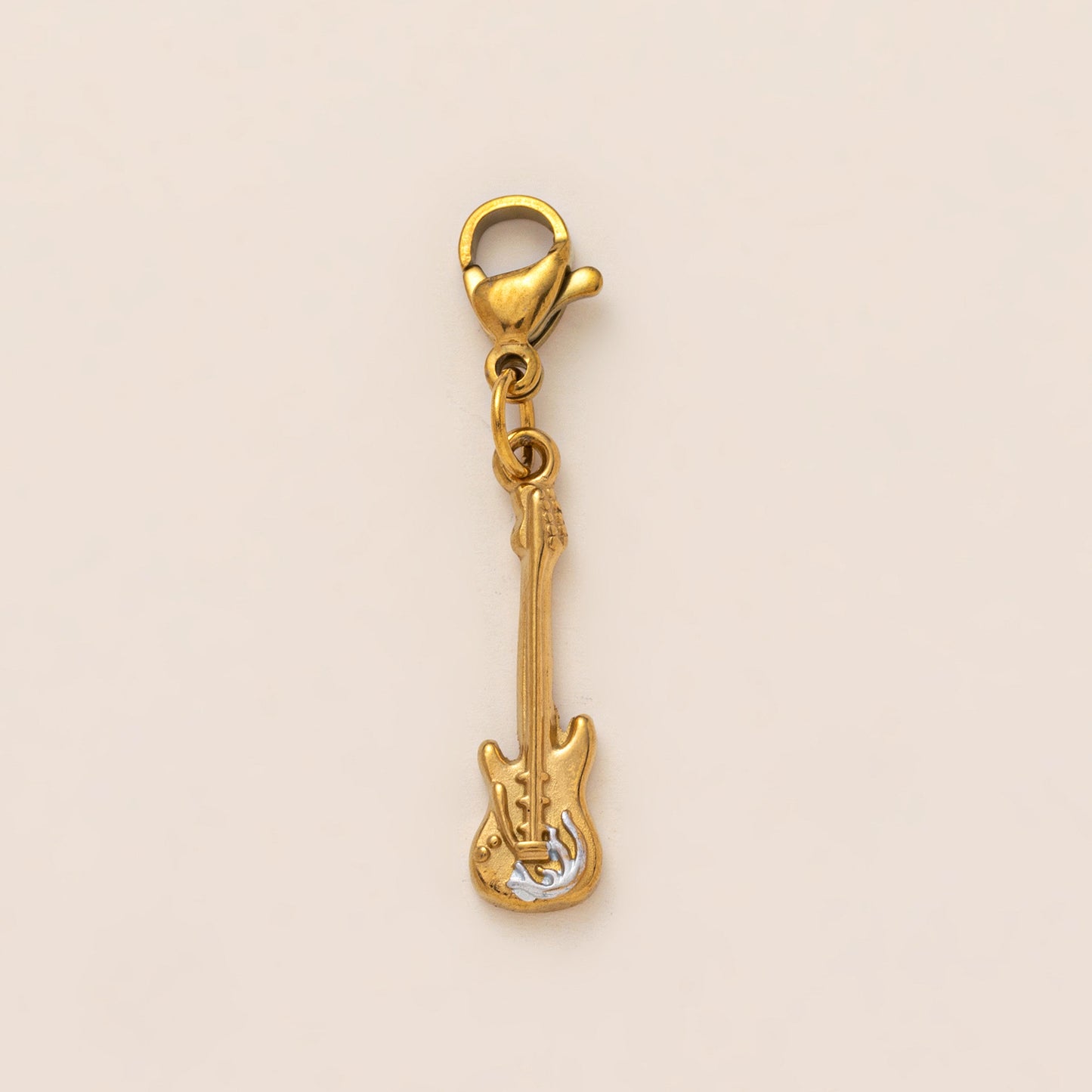 Vintage 18K Gold Plated Stainless Steel Animal Pendant Charm Bar