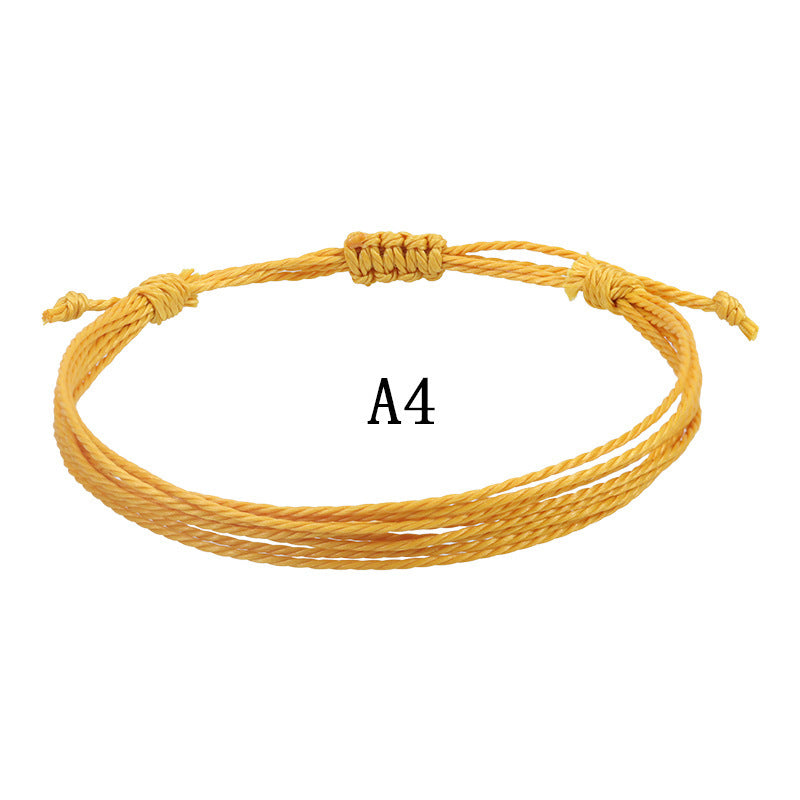 Handmade Braided Heart Nylon Friendship Bracelet Unisex