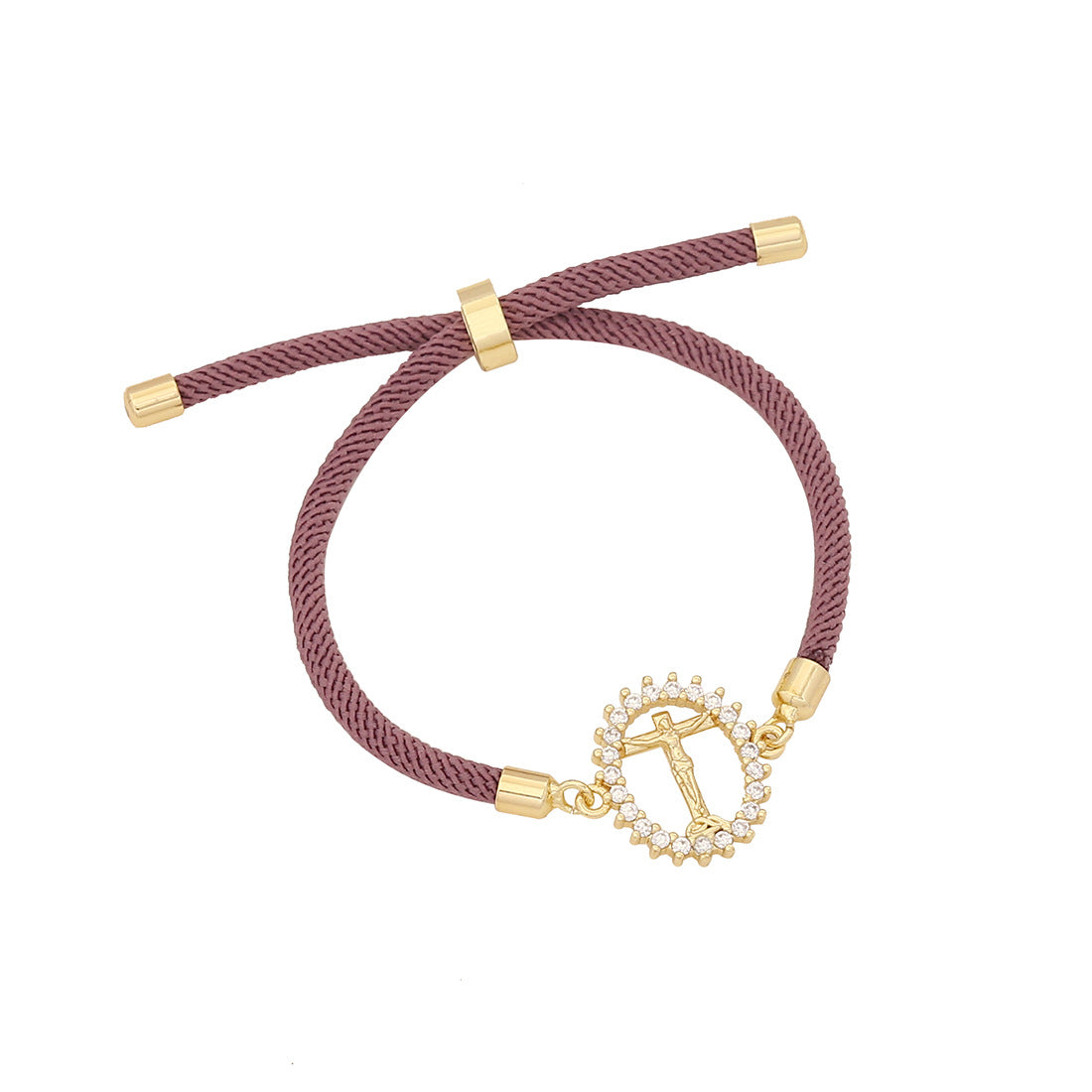 Personalized Butterfly-Shaped Gold-Plated Brass Bracelet with Adjustable Pull Chain