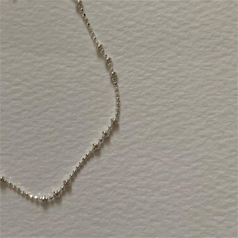 Minimalist Round Bead Bracelet in 925 Sterling Silver with Plated Finish for Women