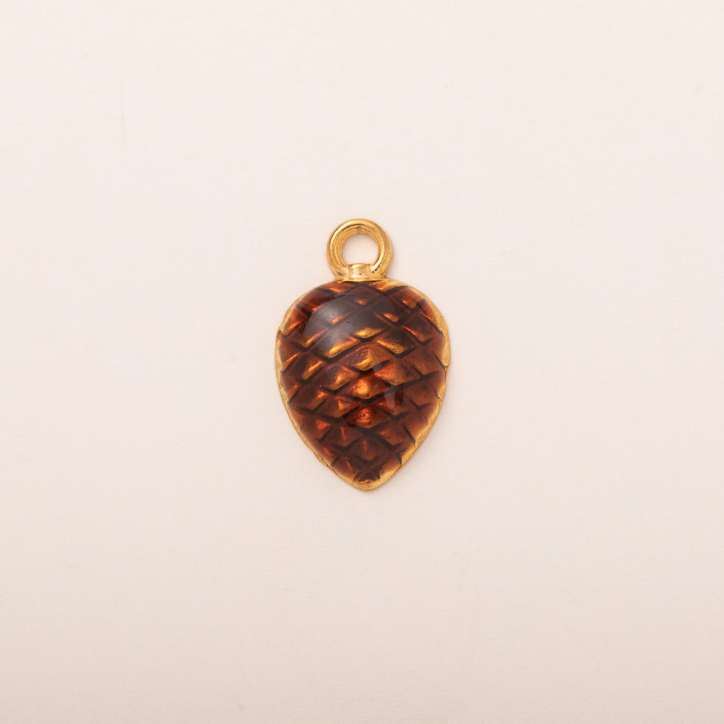 Vintage 18K Gold Plated PVD Stainless Steel Rabbit Pearl Pendant Charm Bar