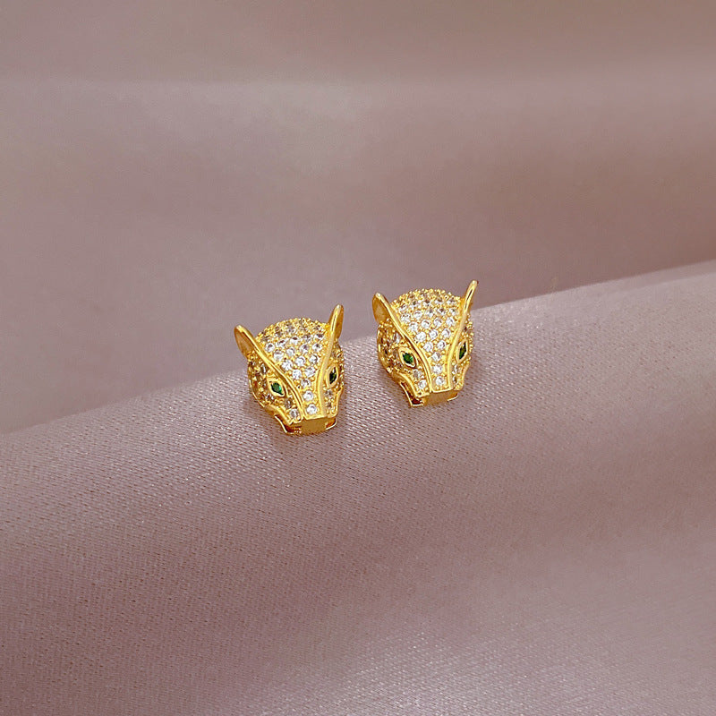 Geometric Stud Earrings for Women with Plated Copper Design, Elegant Long Tassel Drop Earrings, Sweet Style Jewelry