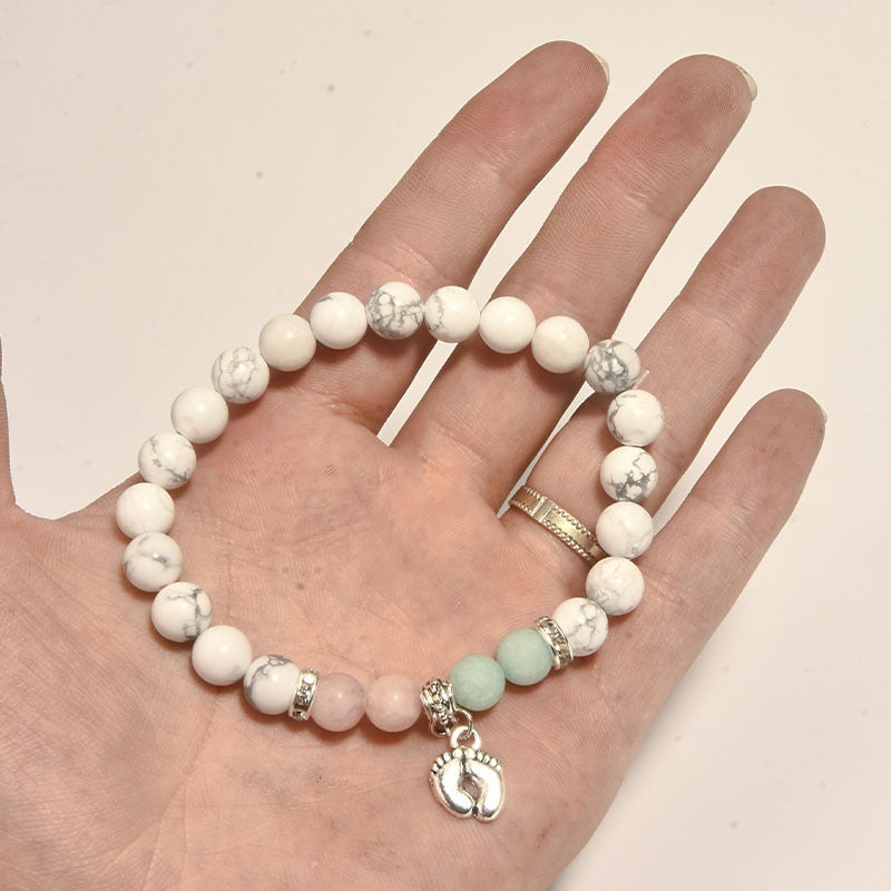 Geometric Crystal Turquoise Bracelet