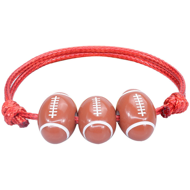 Sporty Unisex Resin Braided Bracelet