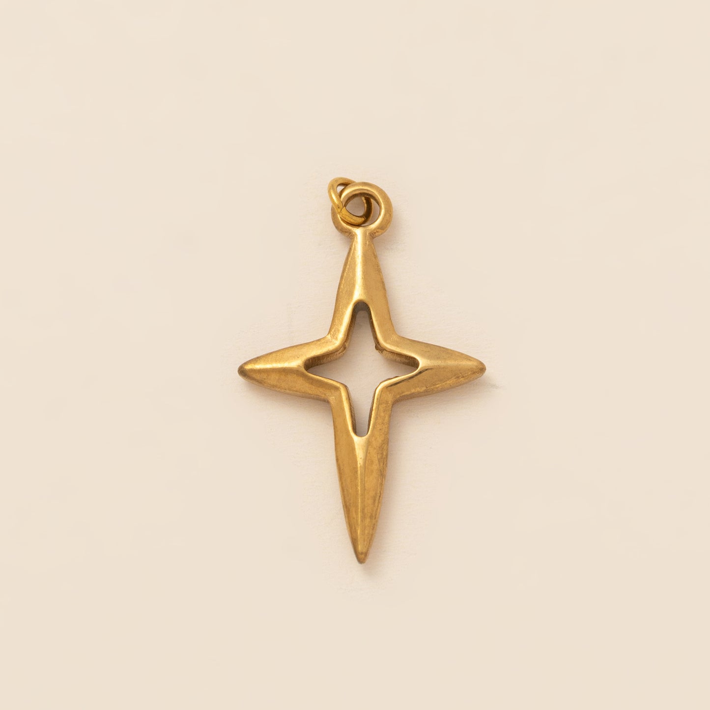Minimalist Stainless Steel 18K Gold PVD Heart Boot Charm Bar with Pearl for Cable Chain Necklace
