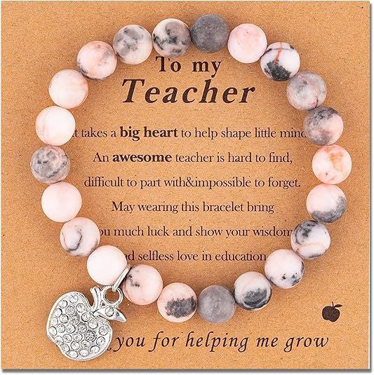 Minimalist Rhinestone Apple Charm Bracelet Unisex Fashion Jewelry Gift