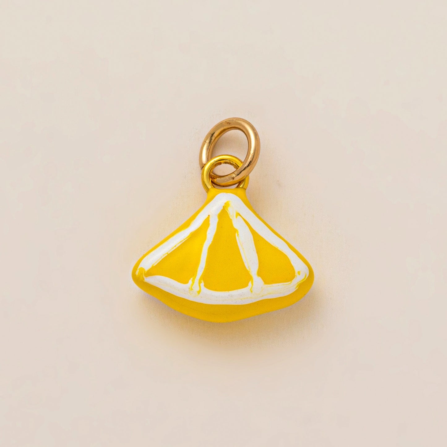 Minimalist Gold Plated Brass Plant Charm Bar for Shoes