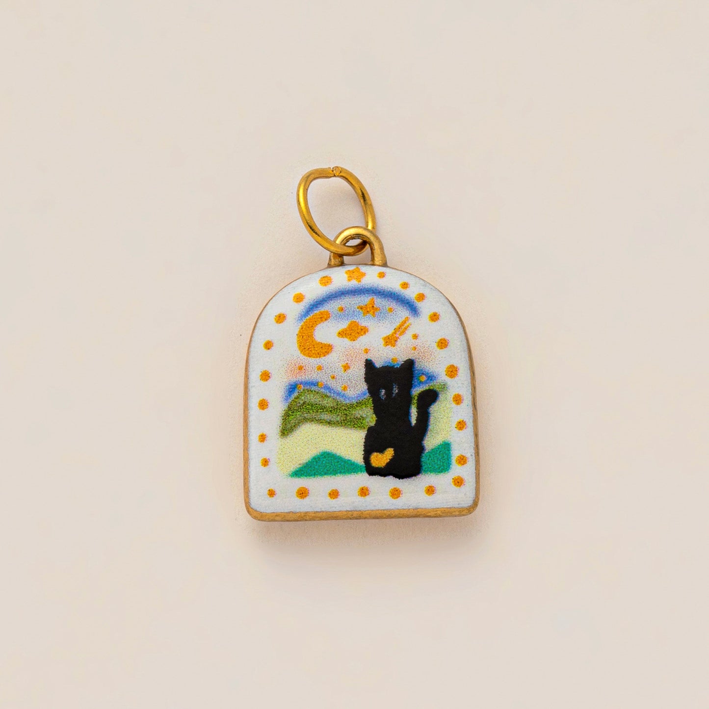 Vintage 18K Gold Plated Stainless Steel Birthstone Charm Bar for Women
